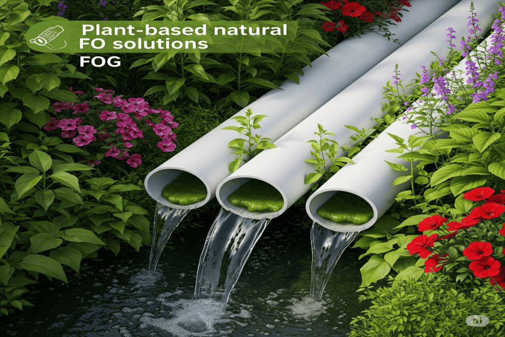 Unclogging the Future: Why Plant-Based Natural Solutions are the Smart Choice for FOG Control
