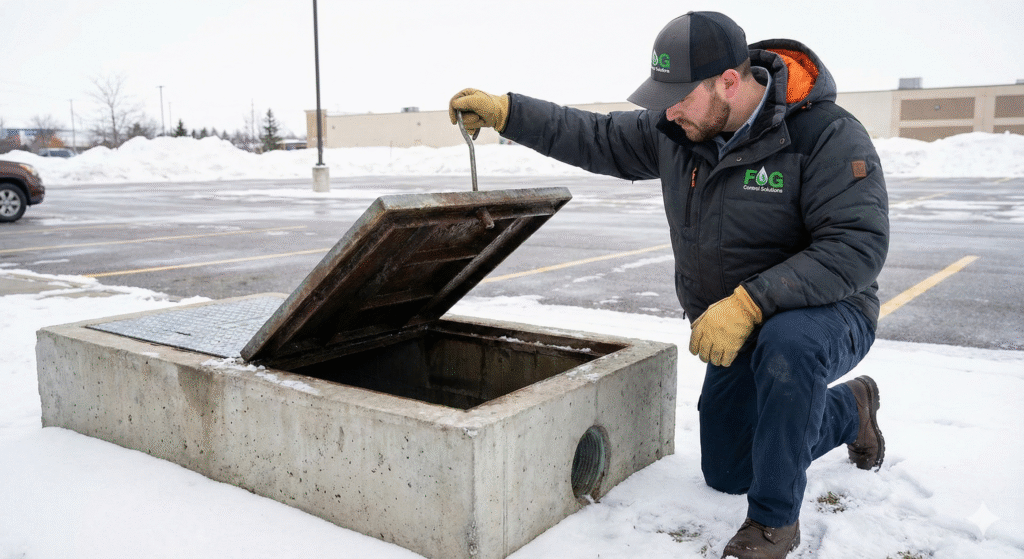 How Winter Weather Affects Your Grease Traps (and What to Do About It)